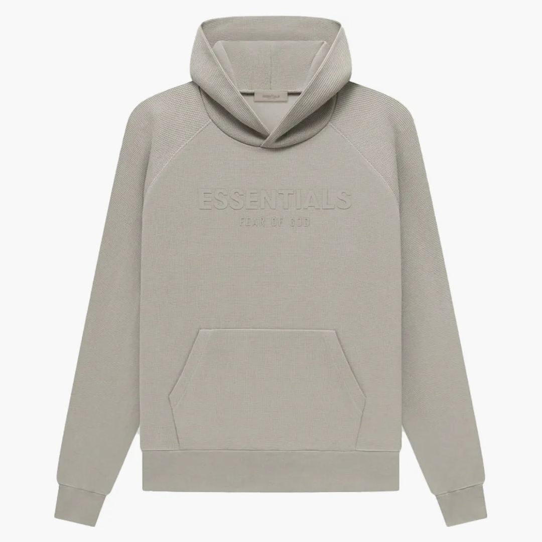 Fear Of God Essentials Waffle Raglan Hoodie Seal