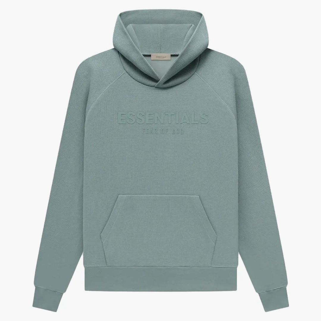 Fear Of God Essentials Waffle Raglan Hoodie Sycamore