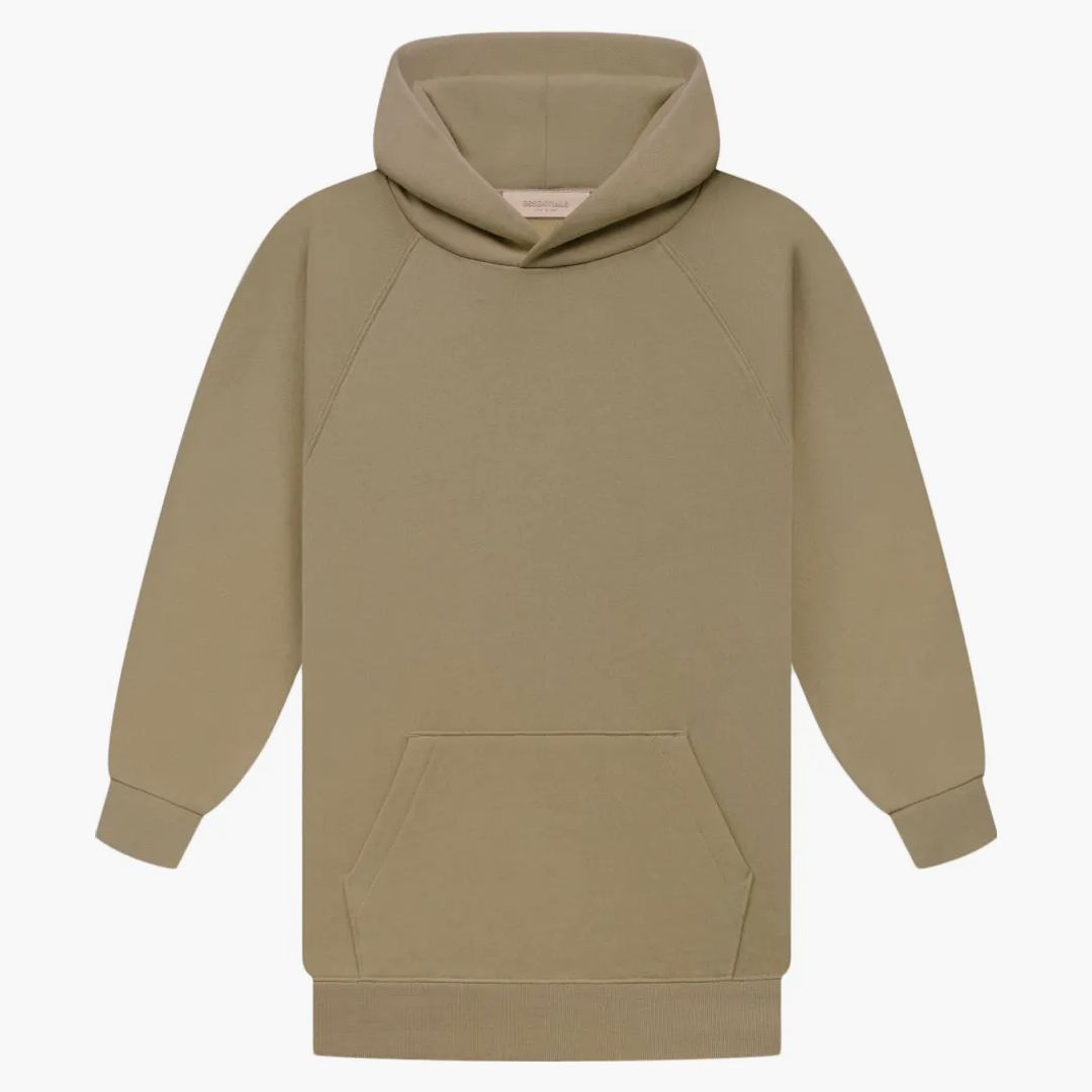 Fear Of God Essentials Women's 3/4 Sleeve Hoodie Oak