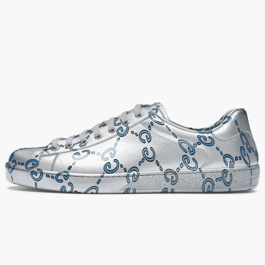 Gucci Ace Gg Silver