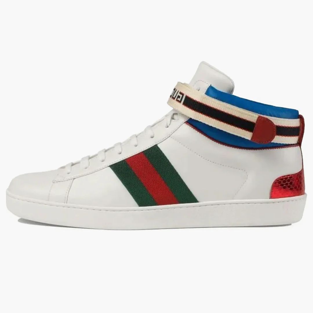 Gucci Ace Stripe High-top White