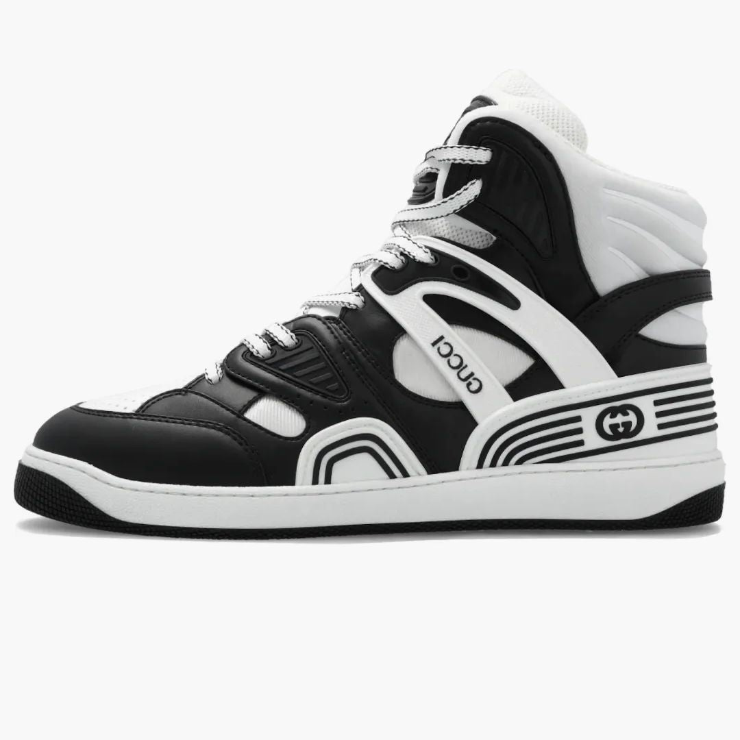 Gucci Basket High Black White