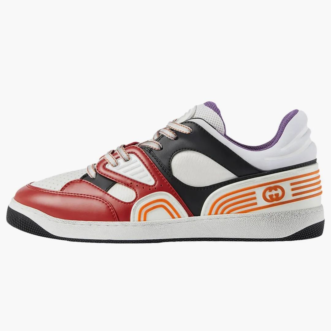 Gucci Basket Low-top Sneaker Red Black
