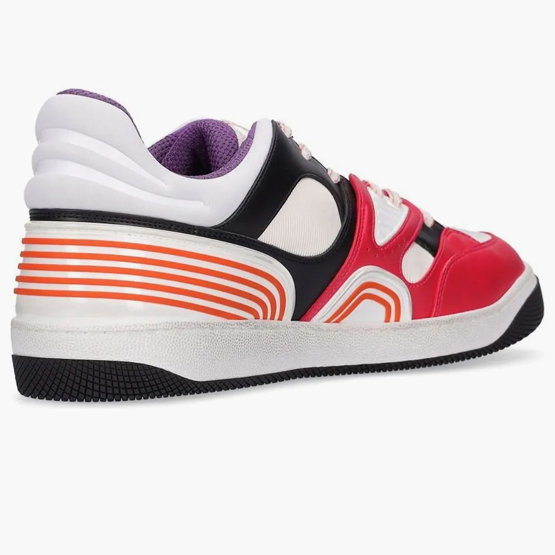 Gucci Basket Low-top Sneaker Red Black