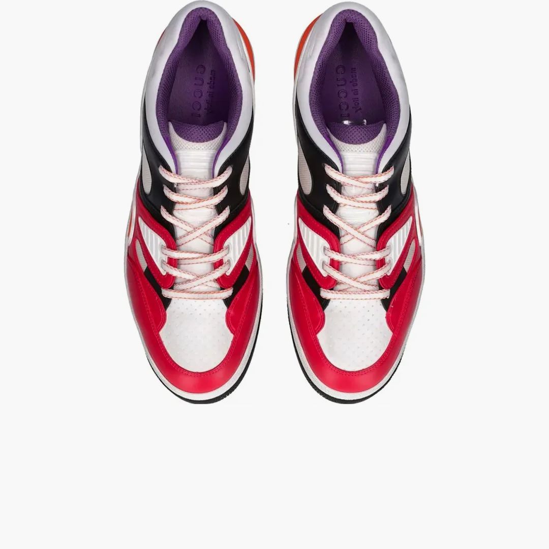 Gucci Basket Low-top Sneaker Red Black