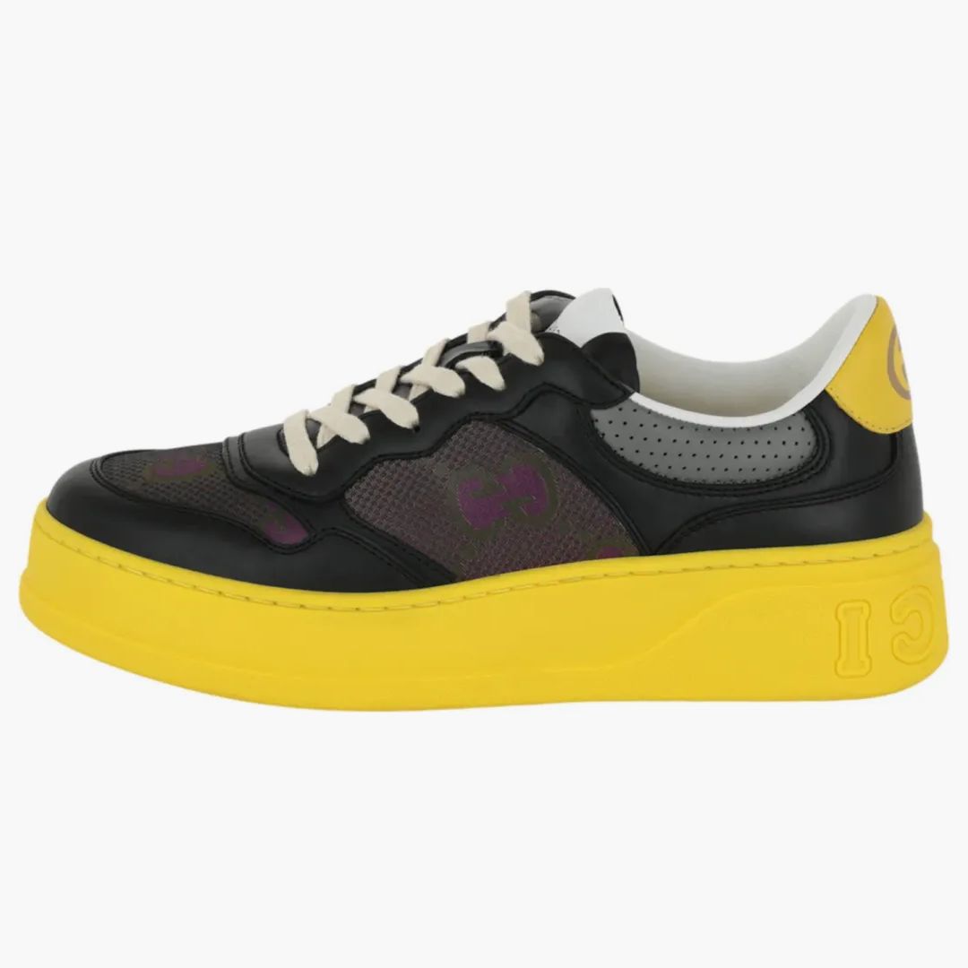 Gucci Gg Dali Low Black Yellow