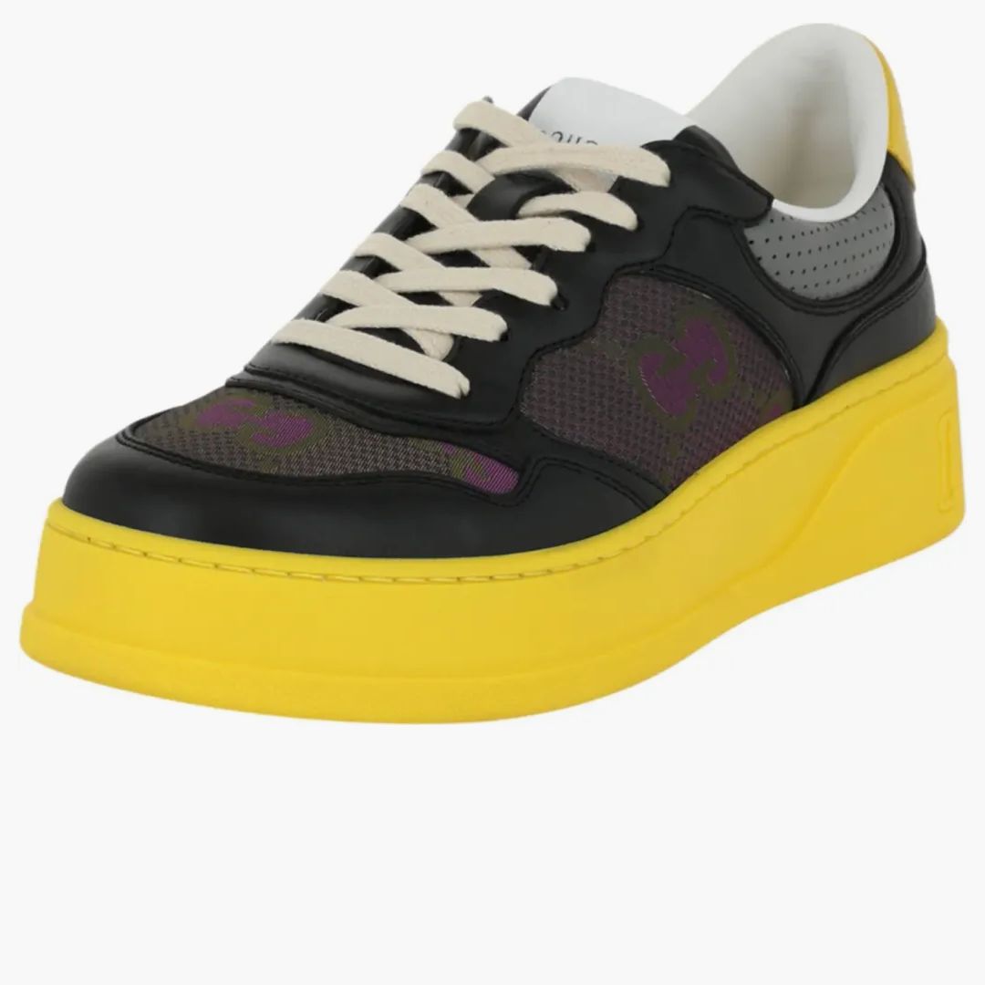 Gucci Gg Dali Low Black Yellow