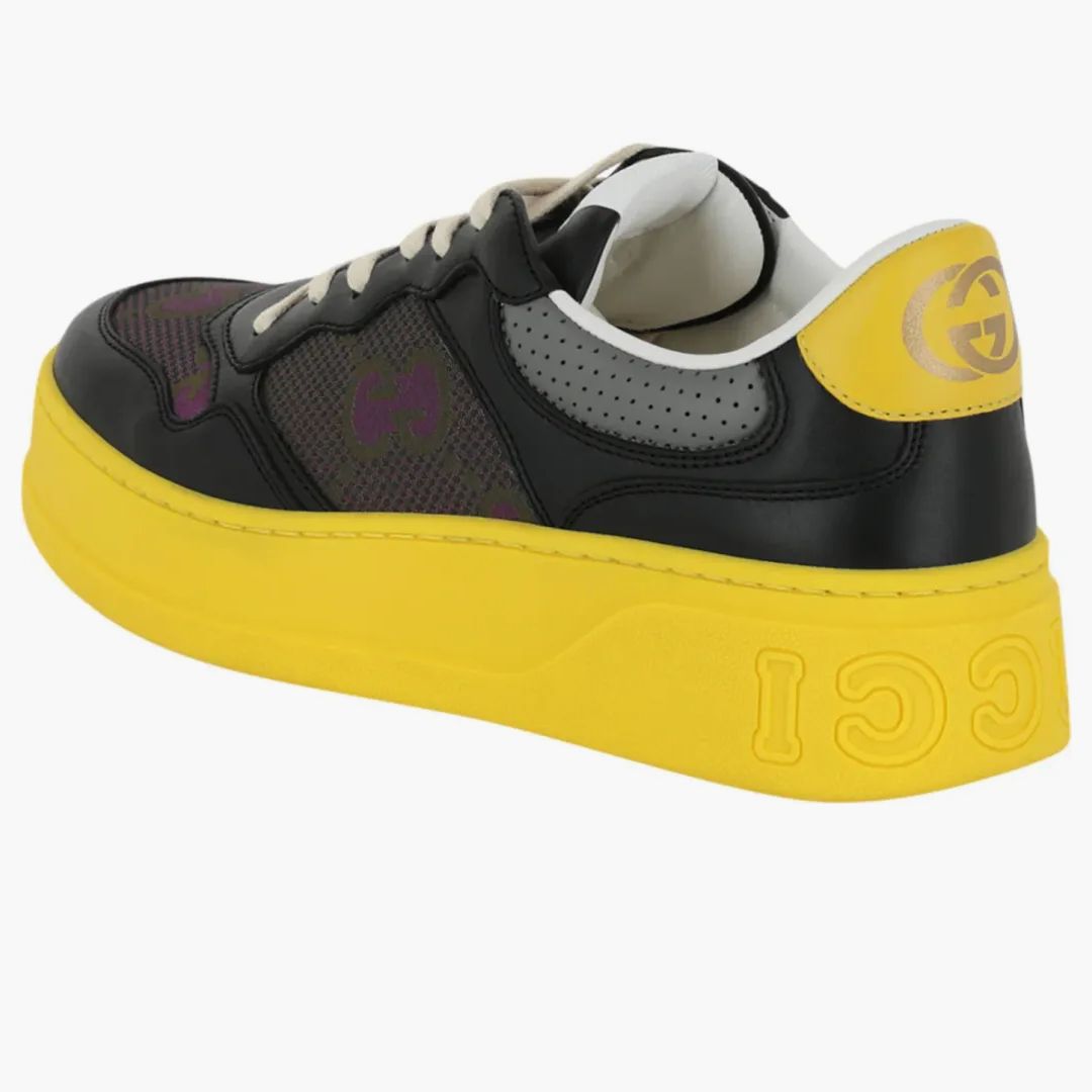 Gucci Gg Dali Low Black Yellow