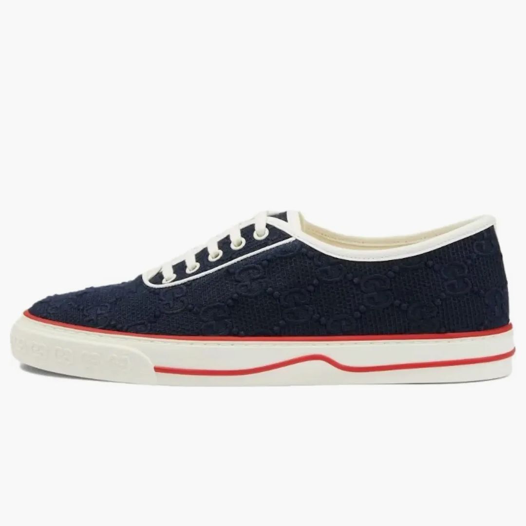 Gucci Gg Low Top Sneaker Dark Blue