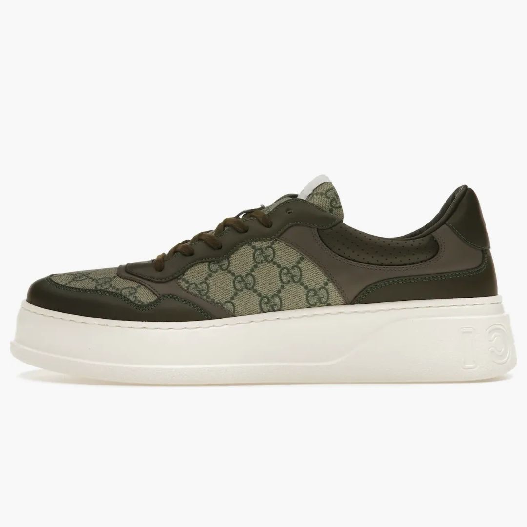 Gucci Gg Supreme Sneaker Beige Green