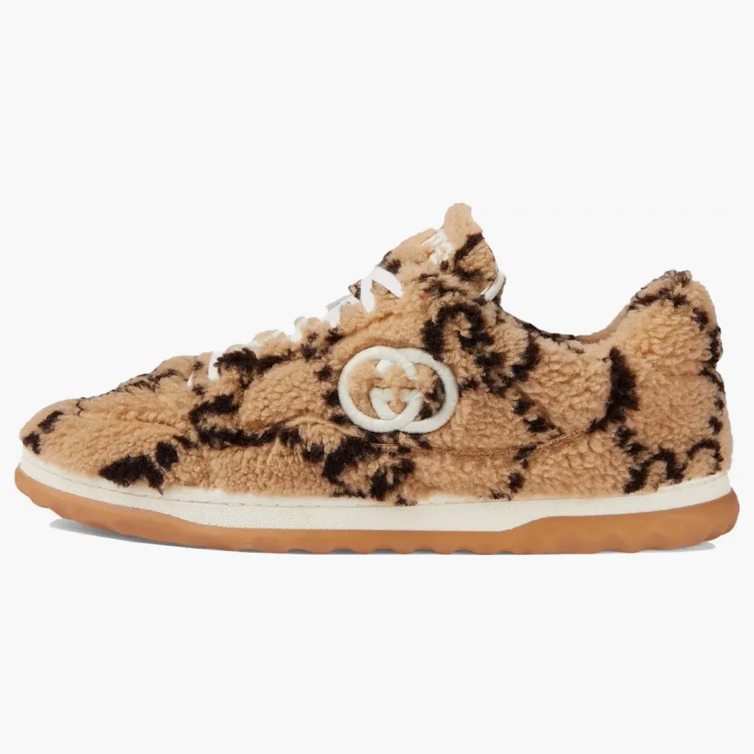 Gucci Mac80 Interlocking G Embroidery Beige Ebony