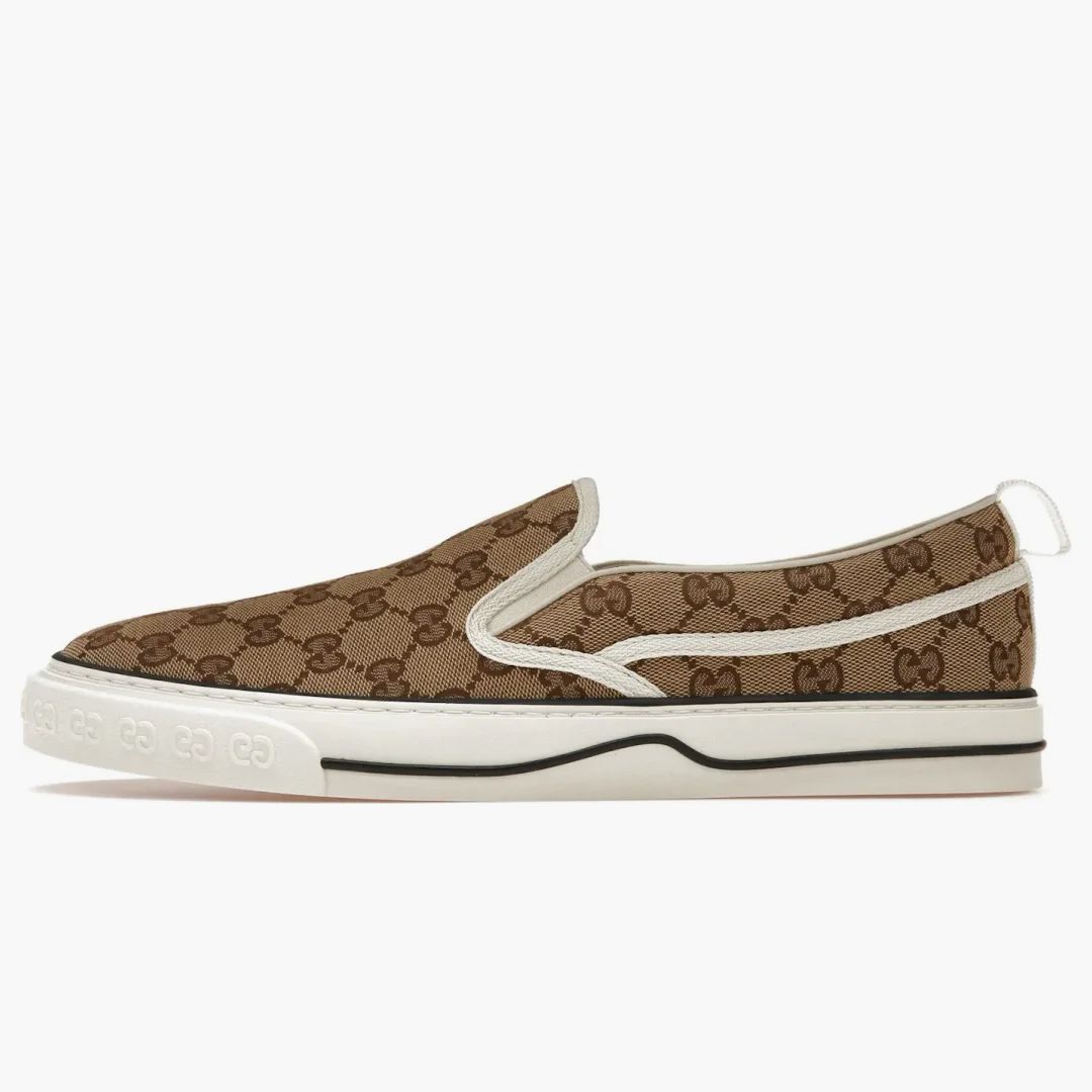 Gucci Tennis 1977 Slip On Beige Ebony