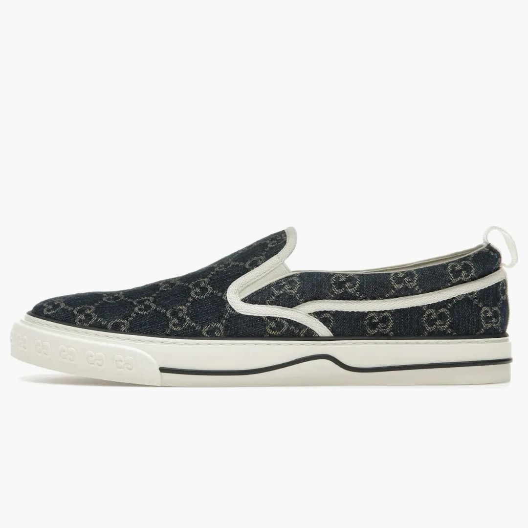 Gucci Tennis 1977 Slip On Denim