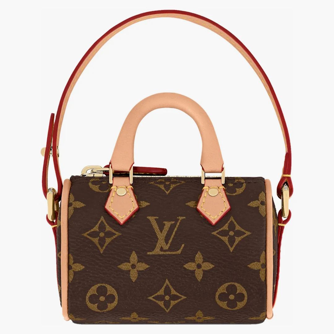 Louis Vuitton Bag Charm Speedy Monogram Brown