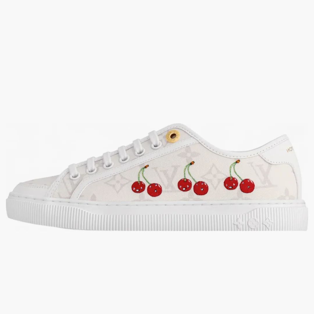 Louis Vuitton Cherry Lv Lagoon Sneaker X Takashi Murakami White