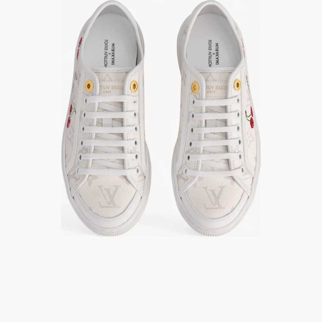 Louis Vuitton Cherry Lv Lagoon Sneaker X Takashi Murakami White