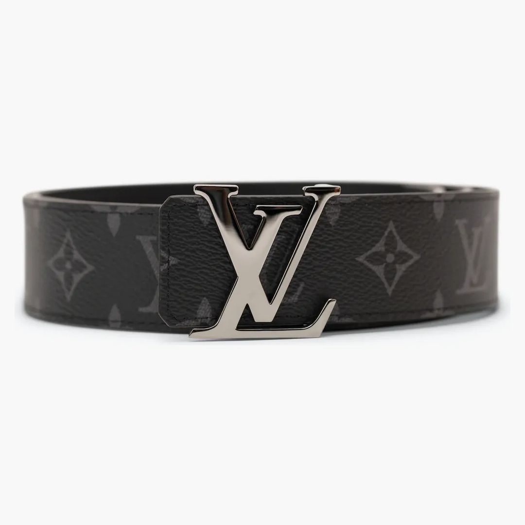 Louis Vuitton Initiales Belt Monogram Eclipse Black/gray