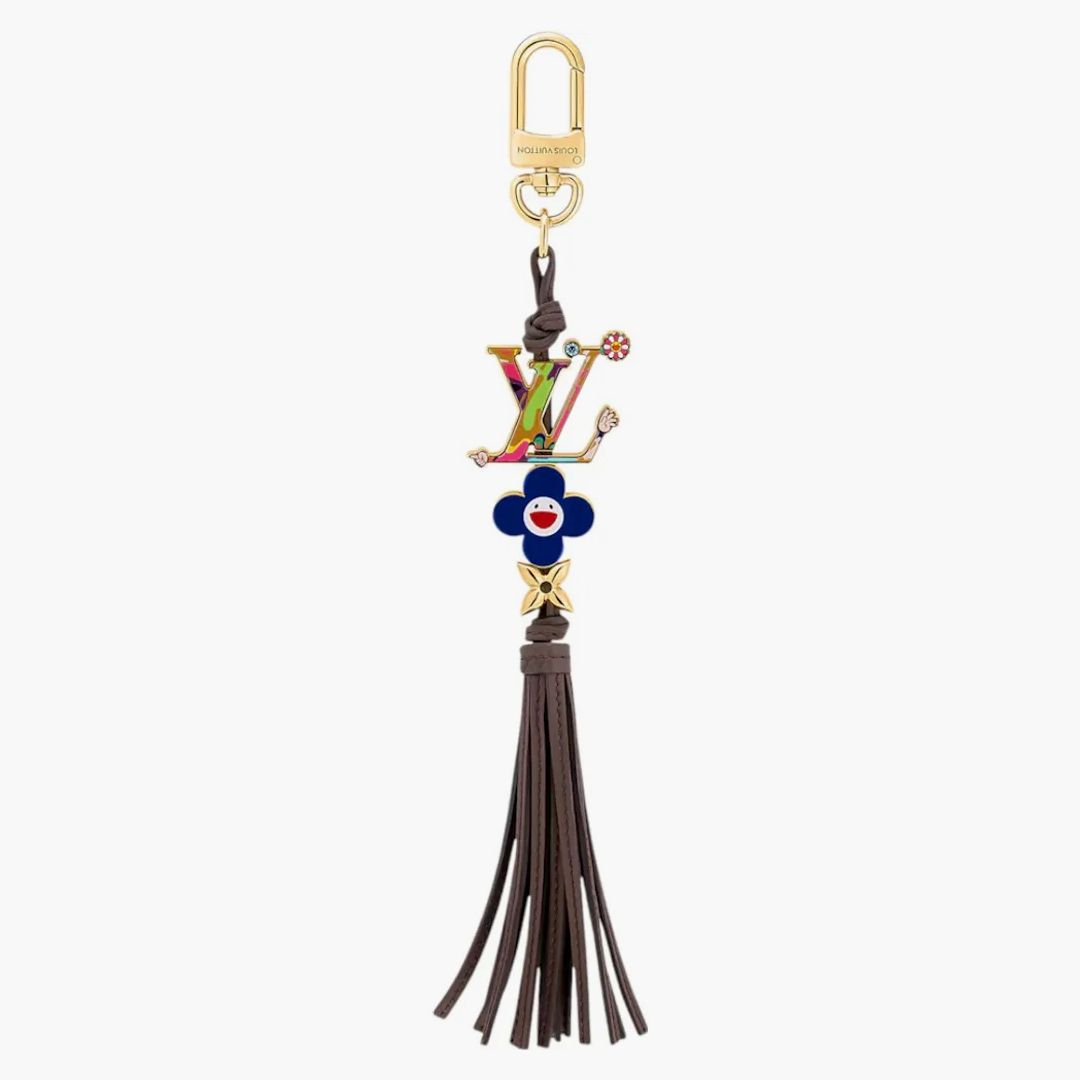 Louis Vuitton X Takashi Murakami Lv Bloom Superflat Key Multicolor
