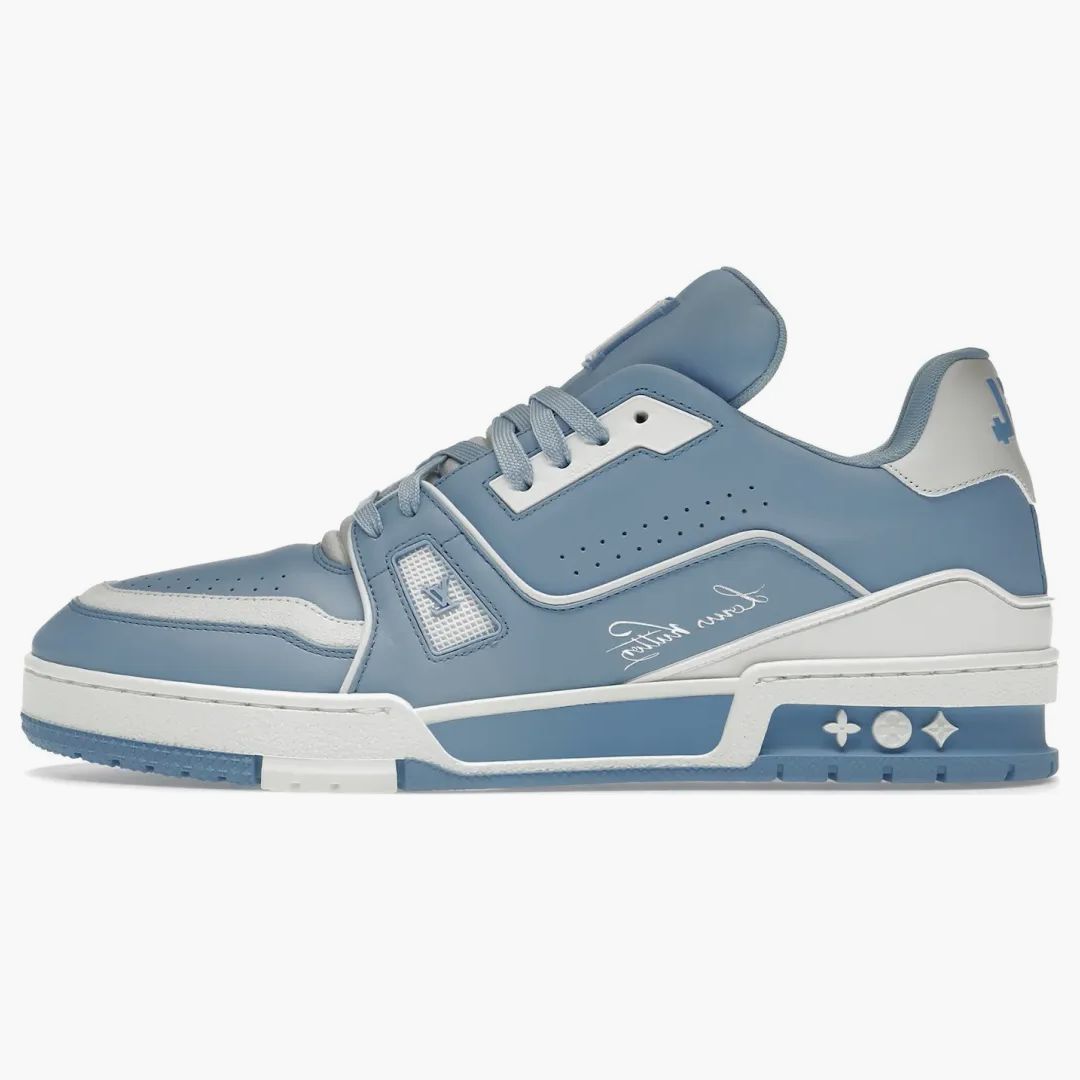 Louis Vuitton Lv Trainer #54 Light Blue White