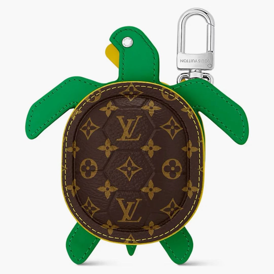 Louis Vuitton Lv Turtle Pouch Bag Charm Brown