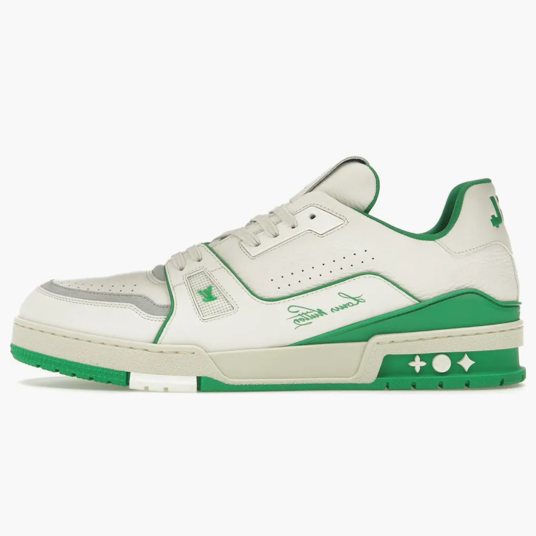 Louis Vuitton Trainer #54 Signature White Green