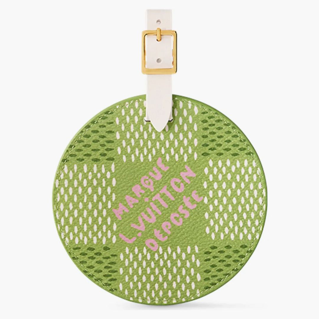 Louis Vuitton By Tyler, The Creator Bag Tag With Tees Green Damier Golf