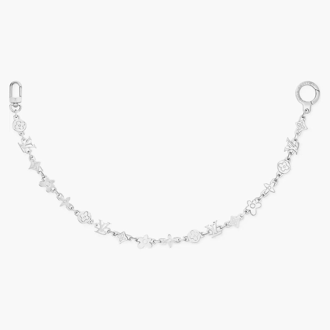 Louis Vuitton By Tyler, The Creator Monogram Craggy Belt Chain And Bag Charm Silver-color