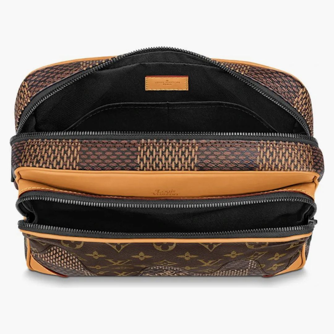 Louis Vuitton X Nigo Nil Messenger Damier Ebene Giant Brown