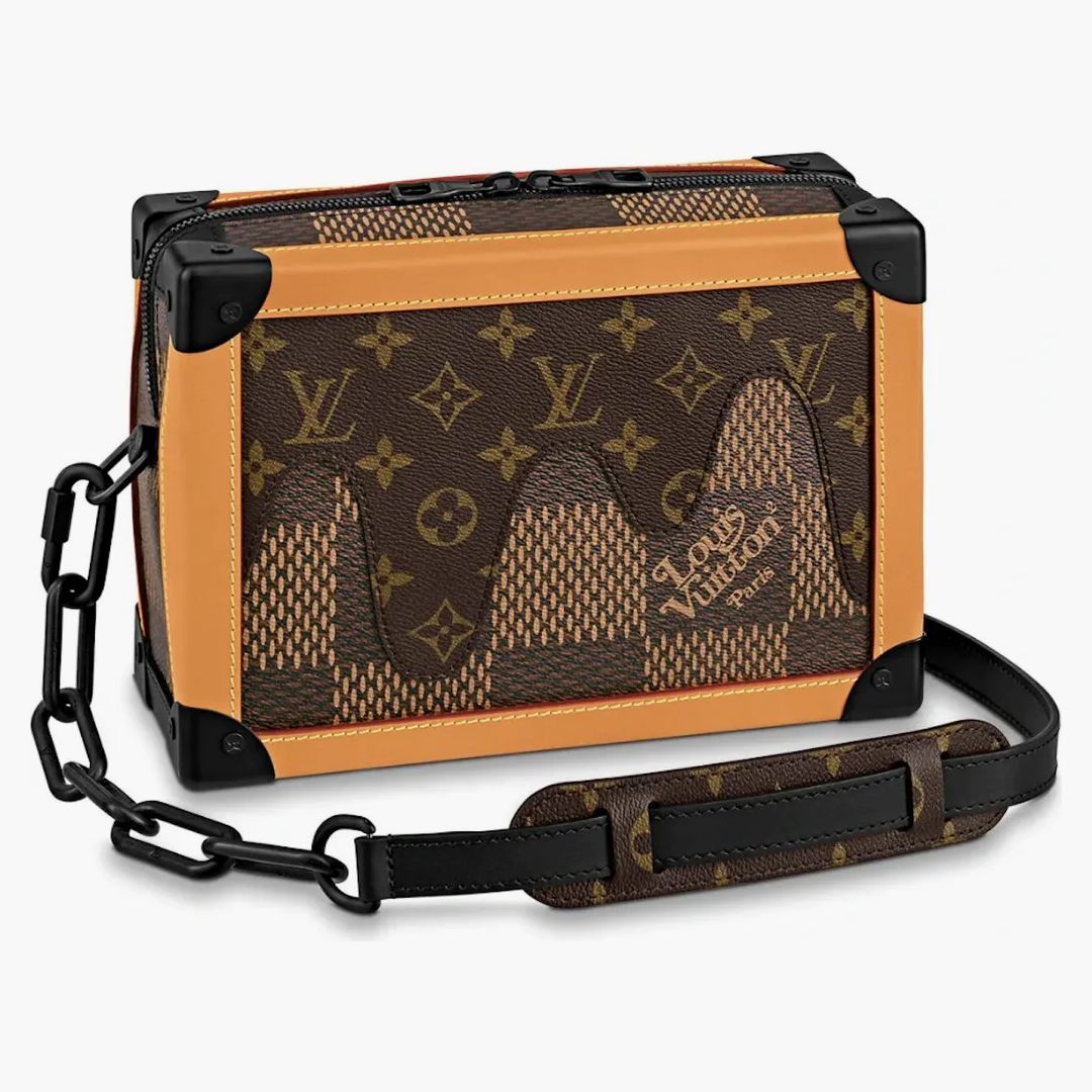 Louis Vuitton X Nigo Soft Trunk Damier Ebene Giant Brown