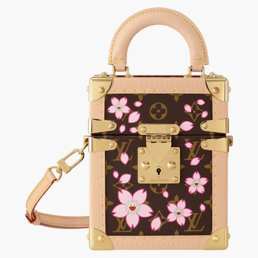 Louis Vuitton X Takashi Murakami Cherry Blossom Camera Box Sakura Brown