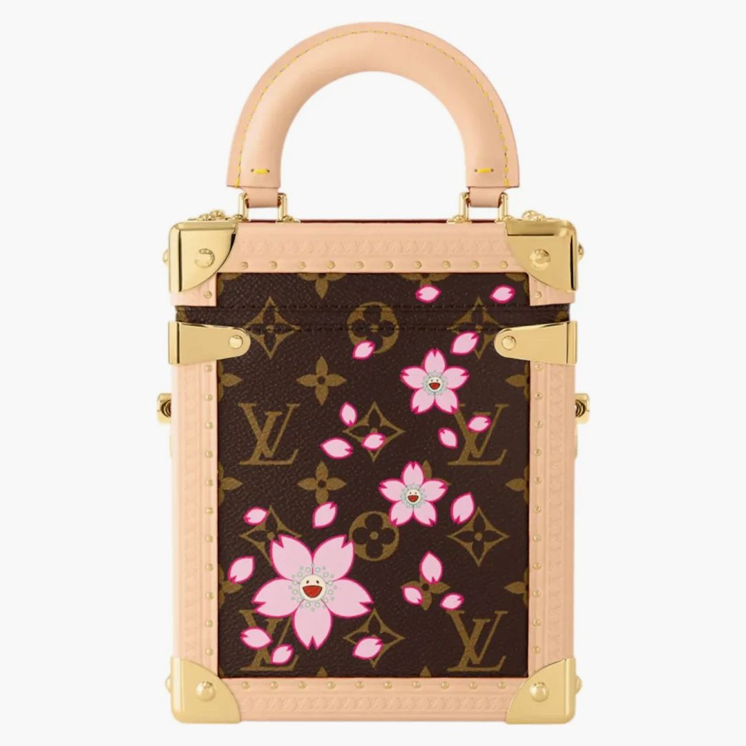 Louis Vuitton X Takashi Murakami Cherry Blossom Camera Box Sakura Brown