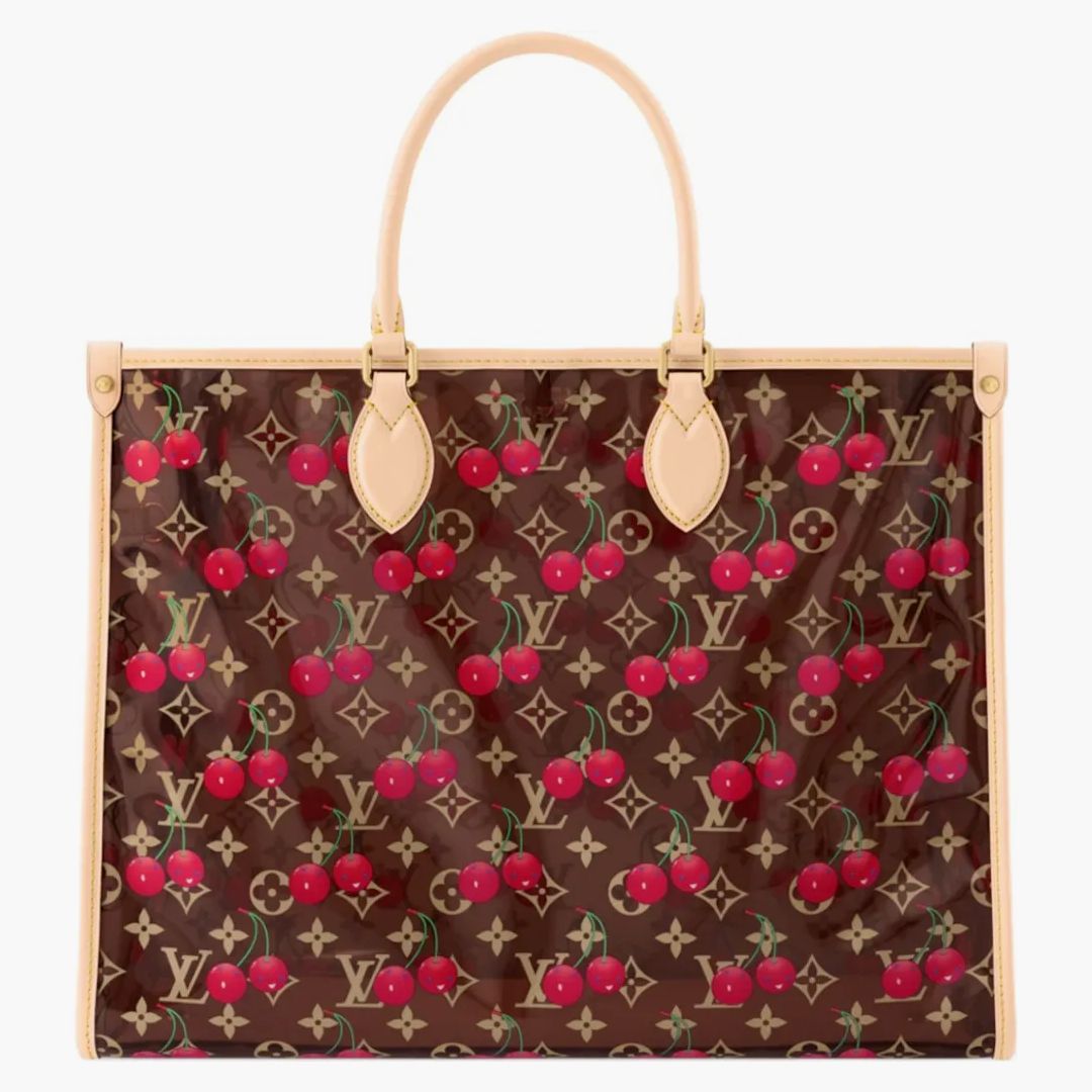 Louis Vuitton X Takashi Murakami Cherry Onthego Gm Crystal Monogram