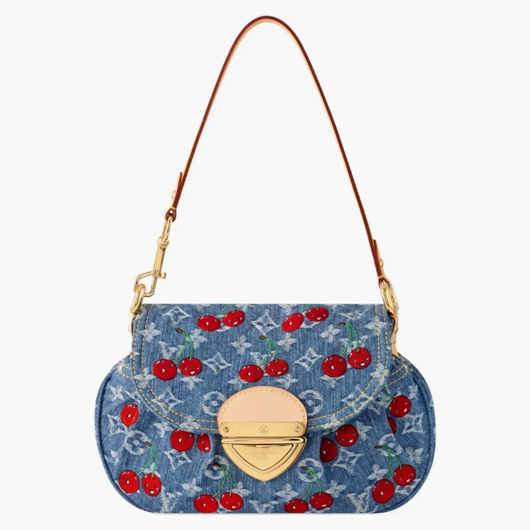 Louis Vuitton X Takashi Murakami Cherry Sunset Denim Monogram