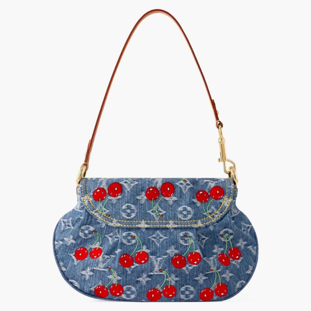 Louis Vuitton X Takashi Murakami Cherry Sunset Denim Monogram