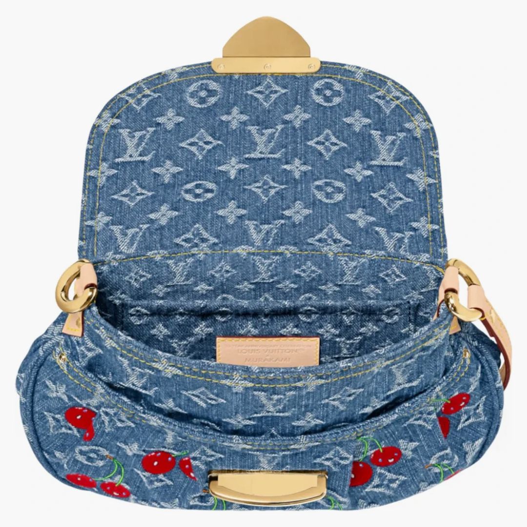 Louis Vuitton X Takashi Murakami Cherry Sunset Denim Monogram