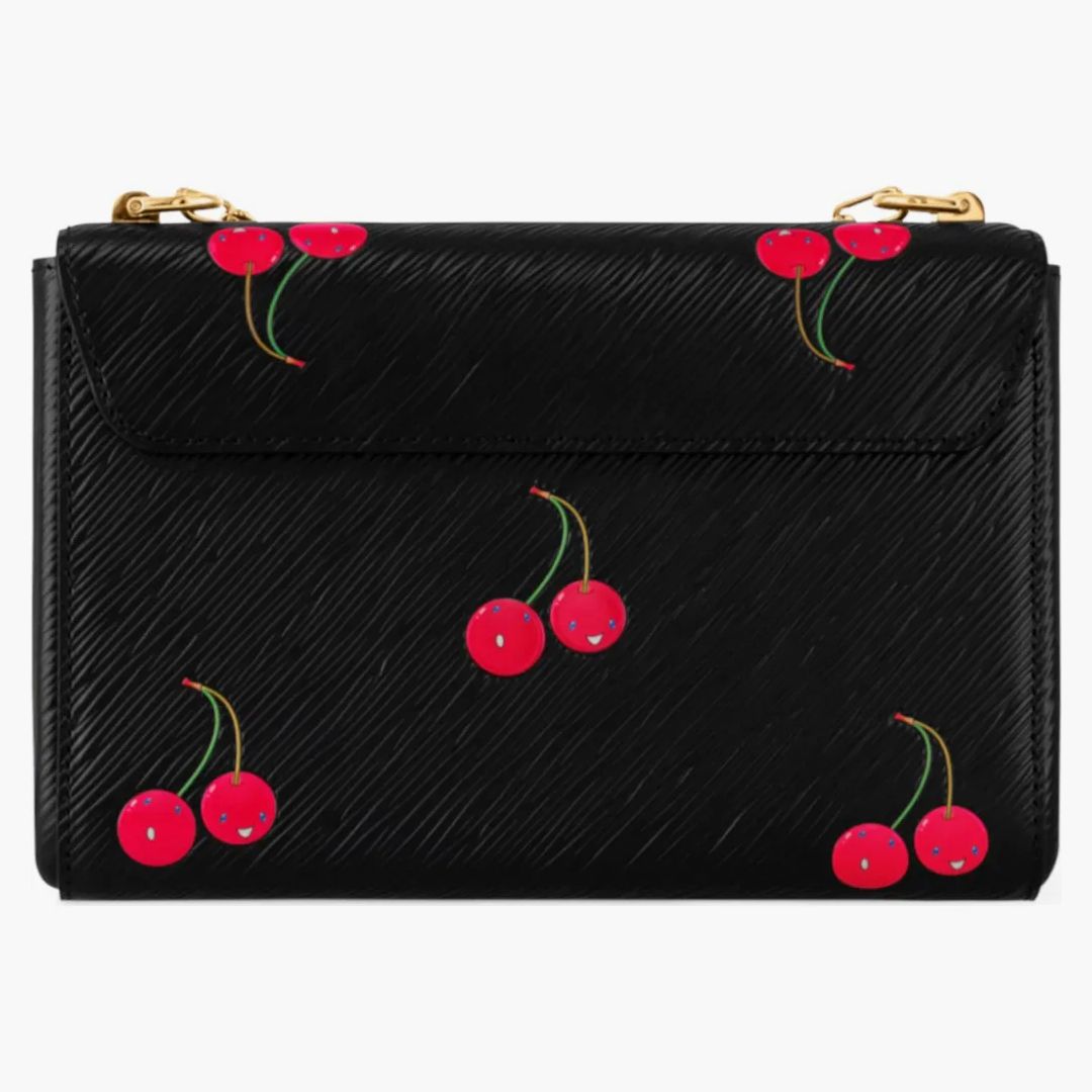 Louis Vuitton X Takashi Murakami Cherry Twist Mm Black