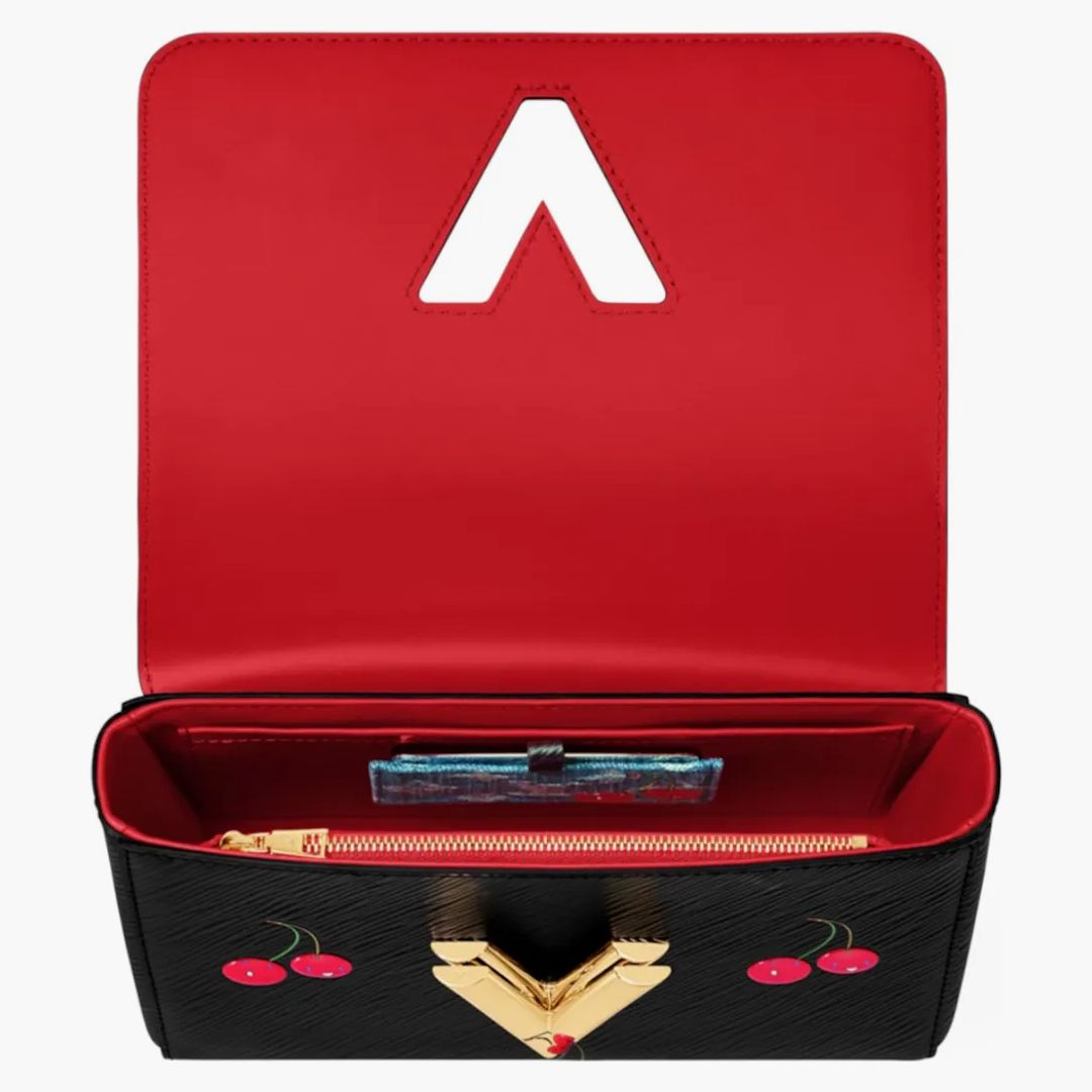 Louis Vuitton X Takashi Murakami Cherry Twist Mm Black