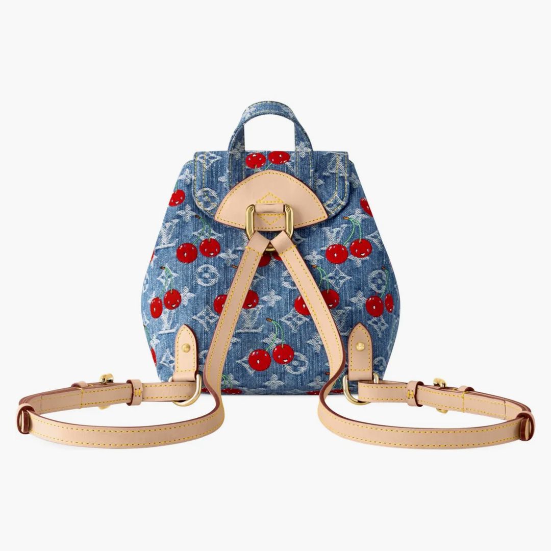 Louis Vuitton X Takashi Murakami Cherry Venice Nm Denim Monogram