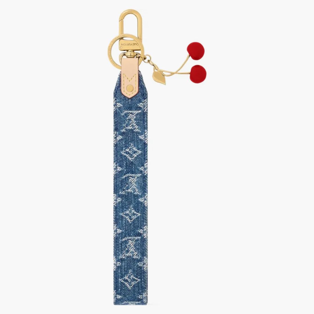 Louis Vuitton X Takashi Murakami Denim Cherry Dragonne Denim Monogram