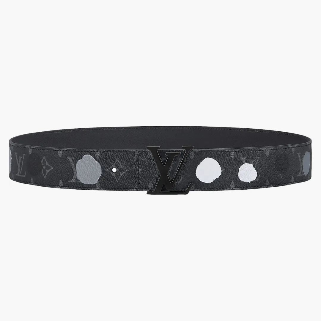 Louis Vuitton X Yayoi Kusama Lv Initiales 40mm Reversible Belt Monogram Eclipse Black