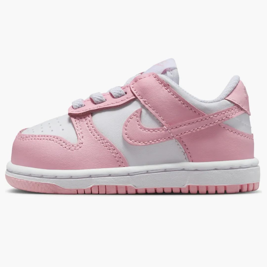 Nike Dunk Low White Medium Soft Pink (td)