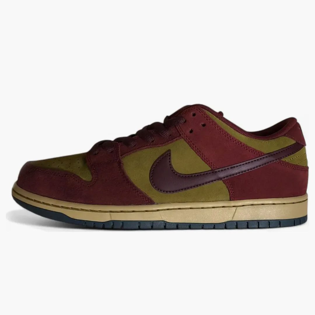 Nike Sb Dunk Low Dark Team Red Olive Flak