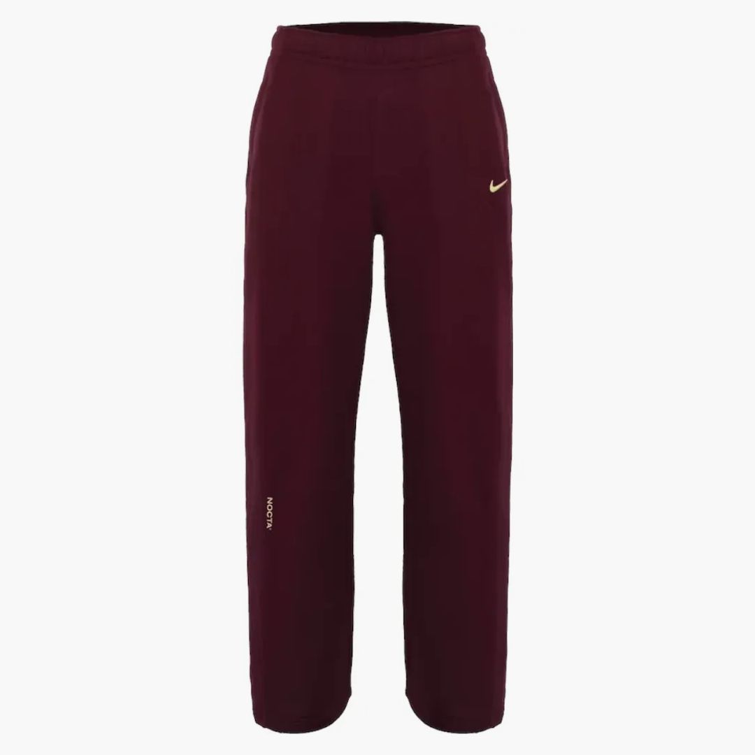 Nike X Nocta Fleece Cs Open Hem Sweatpant Dark Beetroot