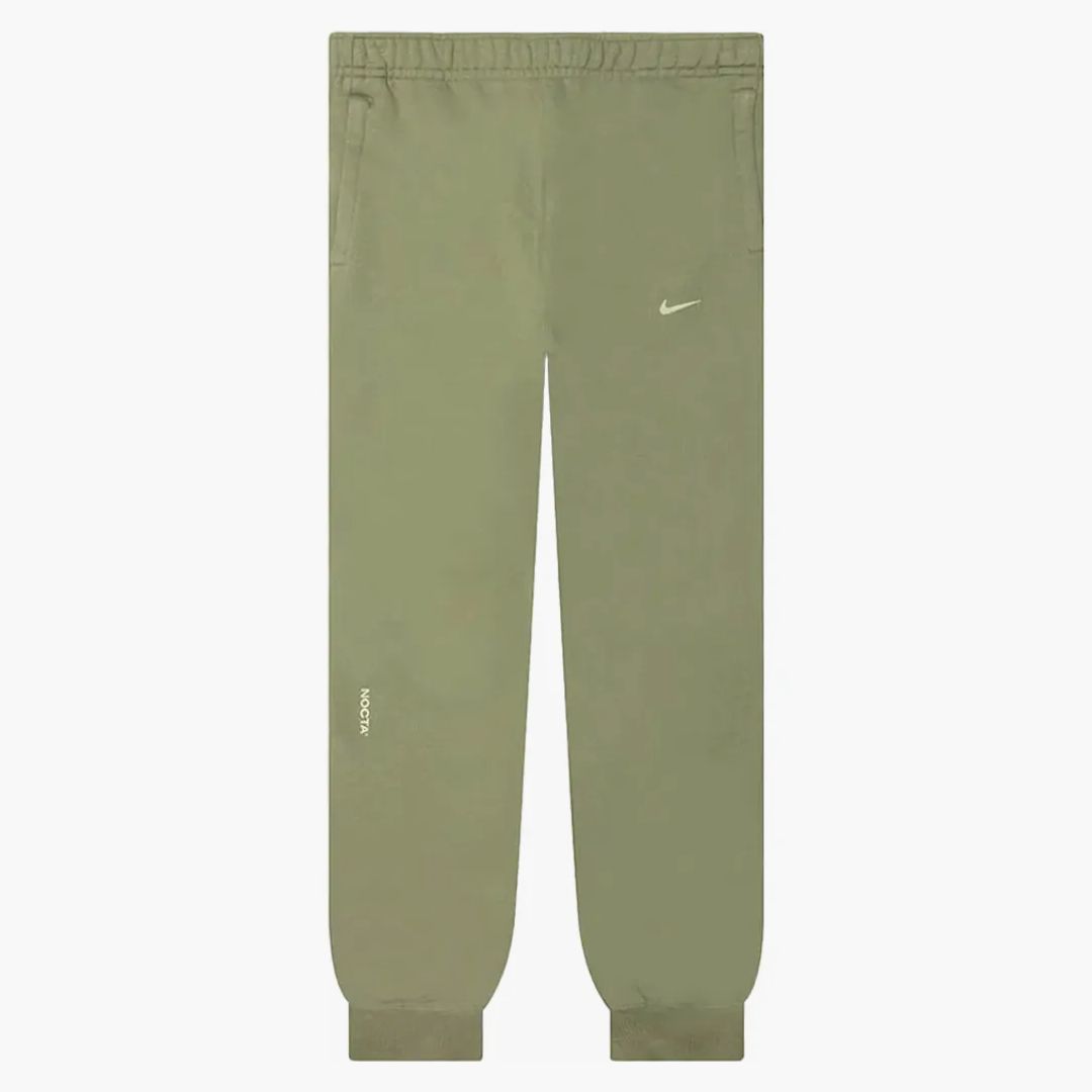 Nike X Nocta Fleece Cs Sweatpant Oil Green/light Liquid Lime