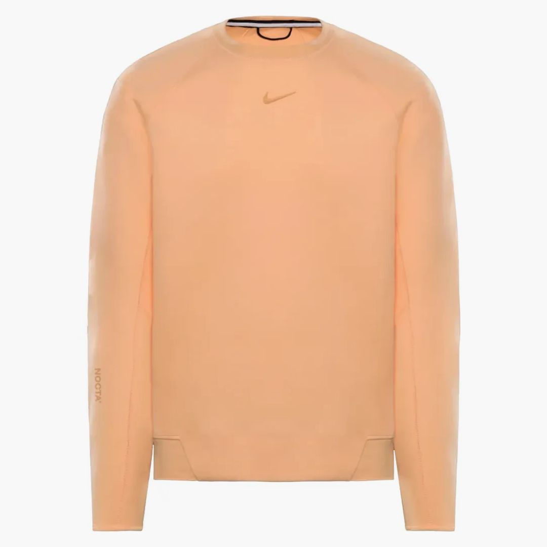 Nike X Nocta Nrg Tech Fleece Crewneck Sweatshirt Ice Peach