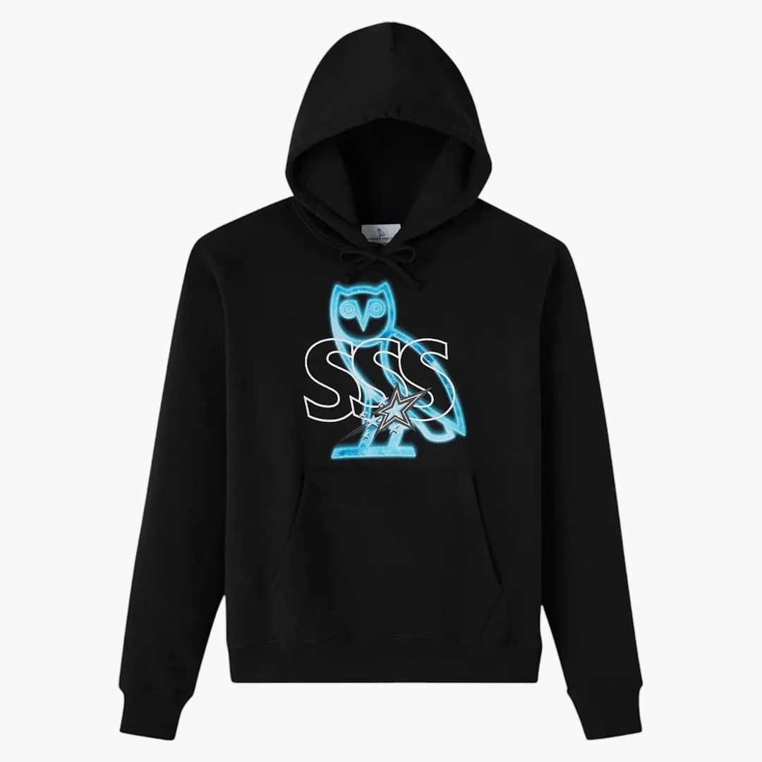 Ovo X Scarborough Shooting Stars Galaxy Hoodie Black