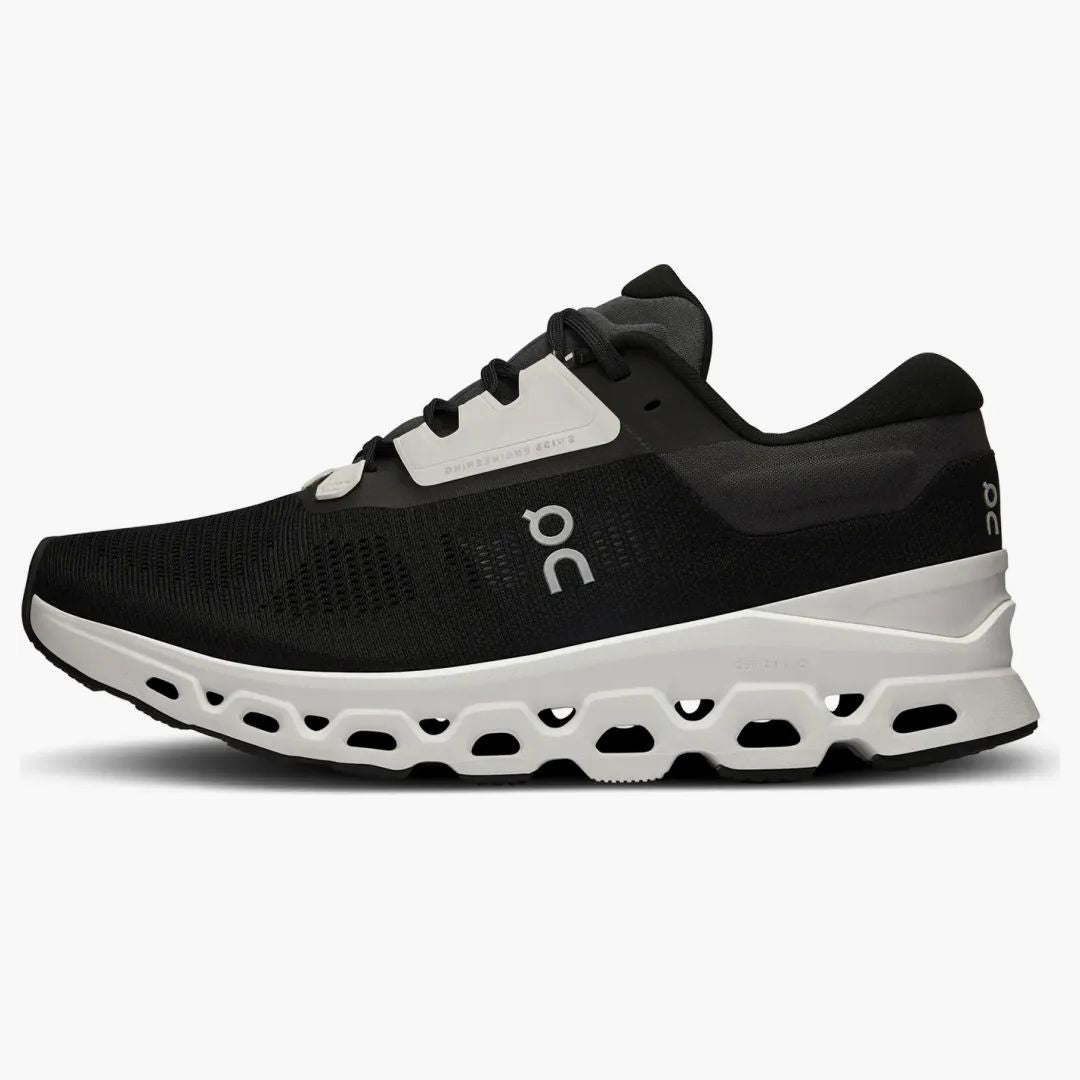 On Cloudstratus 3 Black Frost (women's)