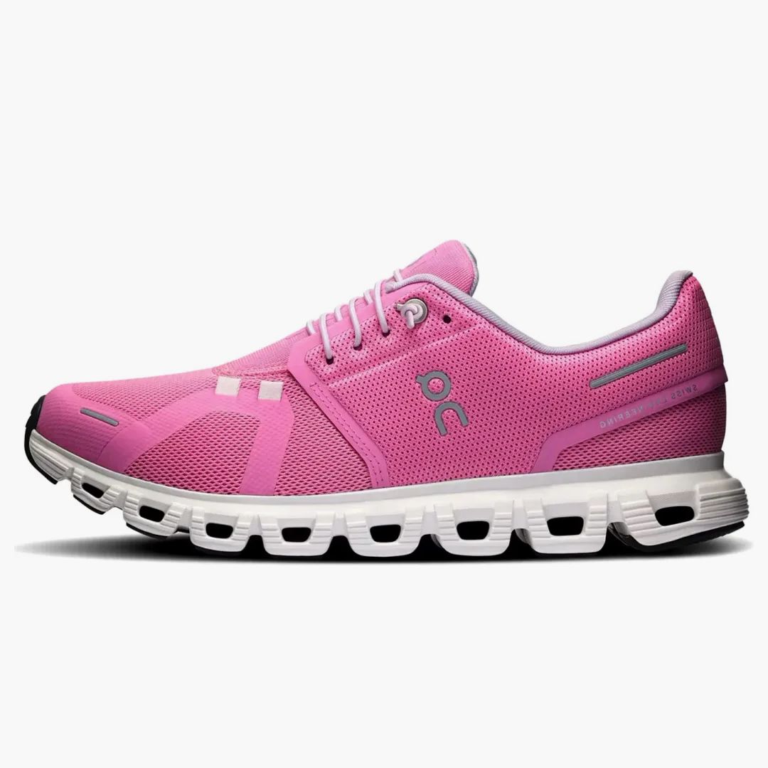 On Running Cloud 6 Raspberry White (women's)