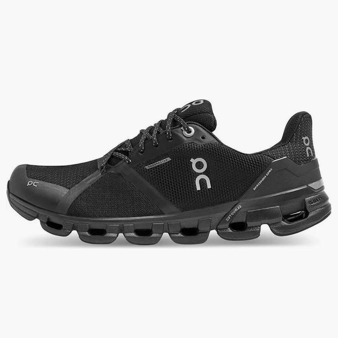 On Running Cloudflyer Waterproof Black Lunar (women's)