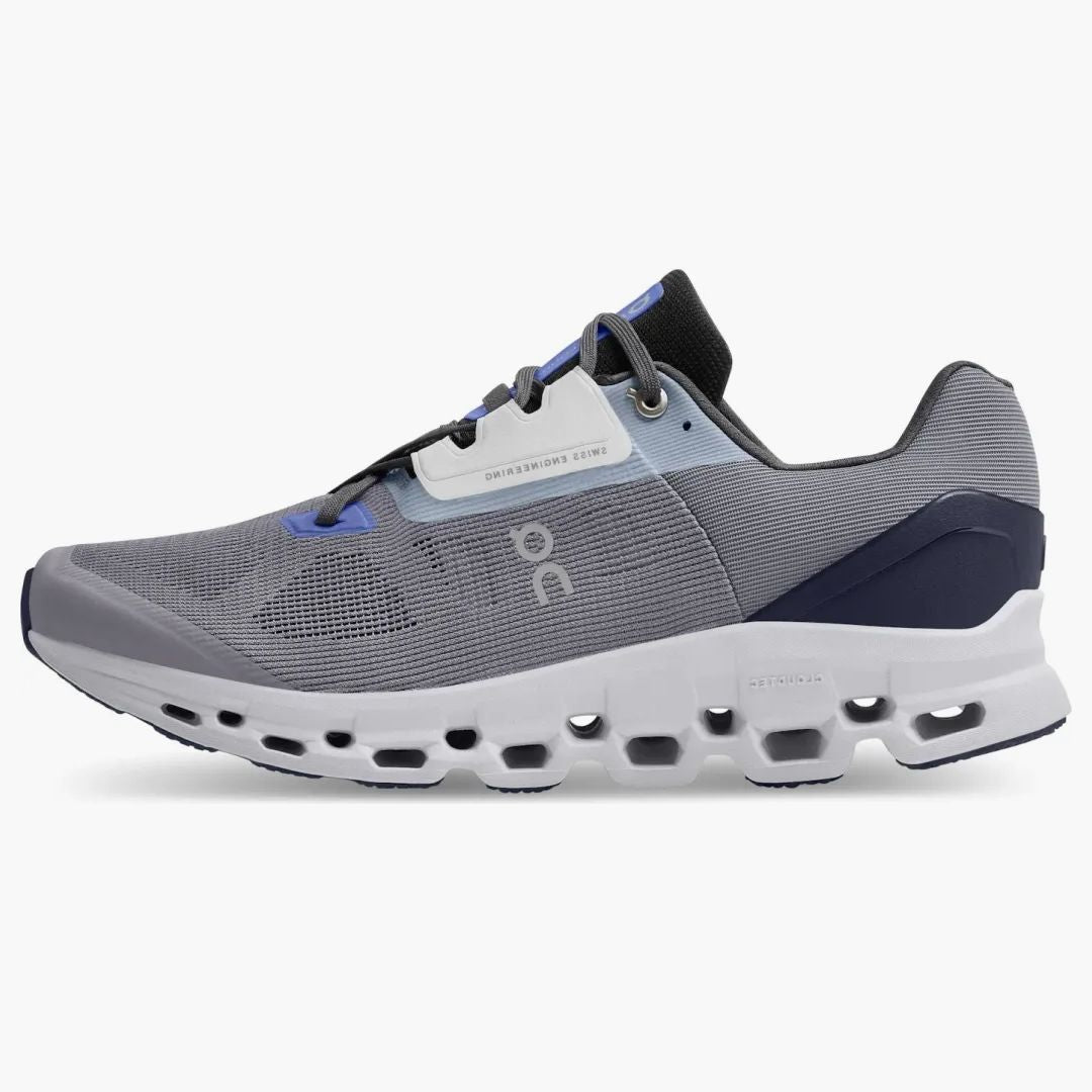 On Running Cloudstratus Fossil Grey Midnight Navy